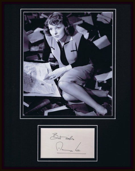 Anna Lee Signed Framed 11x14 Photo Display Sound of Music 