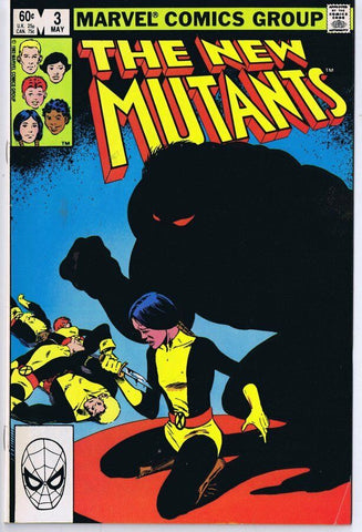 New Mutants #3 ORIGINAL Vintage 1983 Marvel Comics  