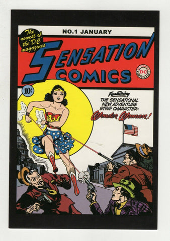 Sensation Comics #1 4x5" Cover Postcard 2010 DC Comics Wonder Woman