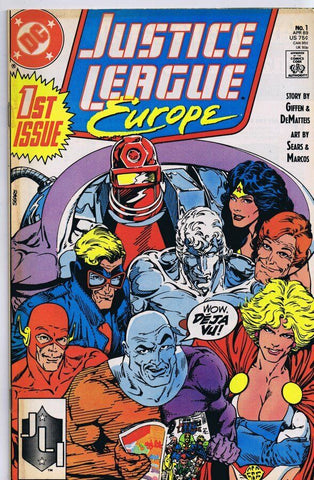  Justice League Europe #1 ORIGINAL Vintage 1989 DC Comics 