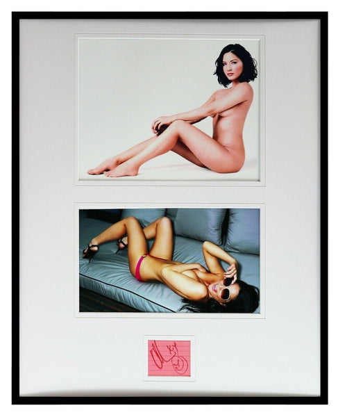 Olivia Munn Signed Framed 16x20 Photo Set 