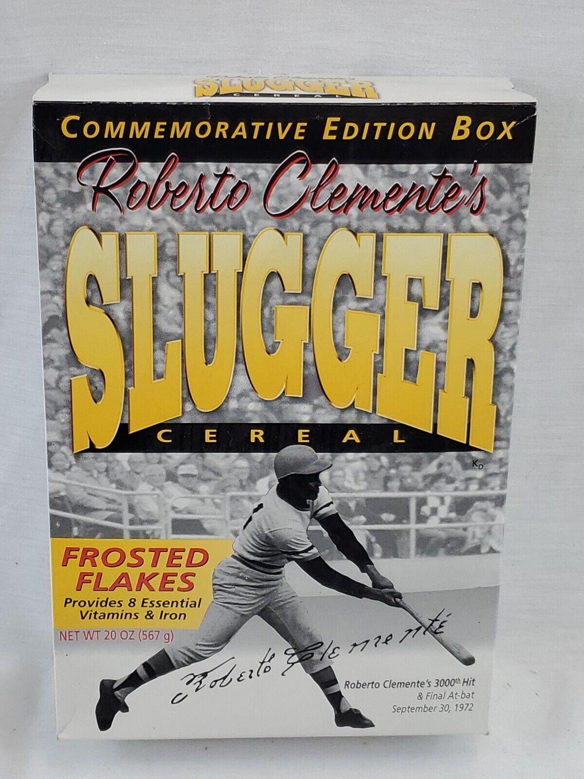 FULL BOX 2000 Roberto Clemente Slugger Cereal Pirates