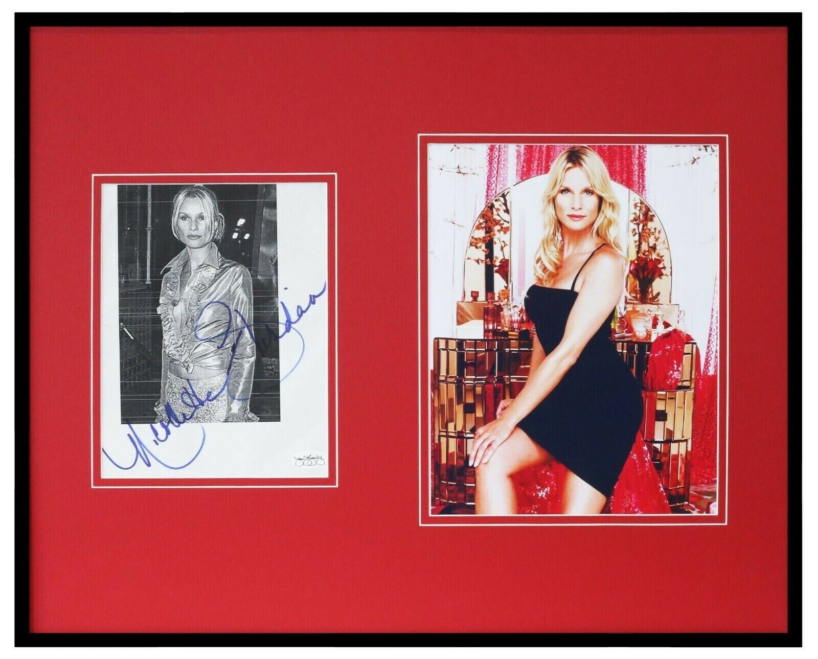 Nicollette Sheridan Signed Framed 16x20 Photo Set JSA Desperate Housewives