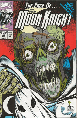 Marc Spector Moon Knight #44 ORIGINAL Vintage 1992 Marvel Comics 