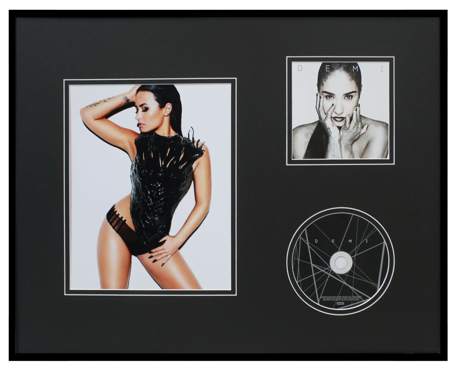 Demi Lovato Framed 16x20 CD & Photo Set