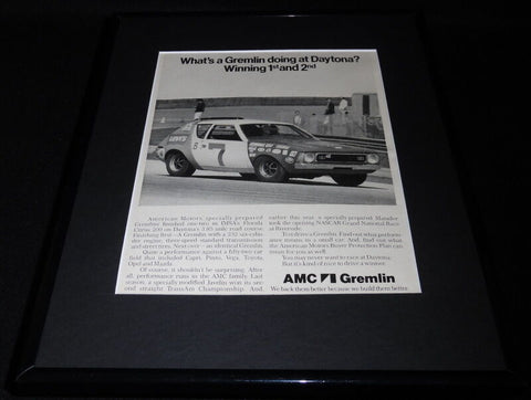 1973 AMC Gremlin 11x14 Framed ORIGINAL Vintage Advertisement