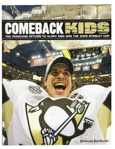 VINTAGE 2009 Post Gazette Pittsburgh Penguins Comeback Kids Commemorative Book