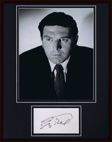 Theodore Theo Bikel Signed Framed 11x14 Photo Display Star Trek