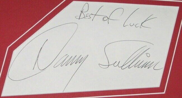 Danny Sullivan Signed Framed 11x17 Photo Display JSA 