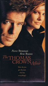 Thomas Crown Affair VINTAGE VHS Cassette Pierce Brosnan Rene Russo