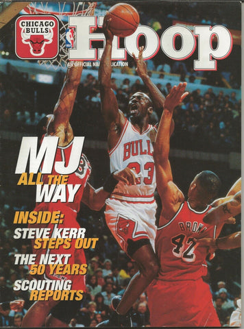 ORIGINAL Vintage 1998 Hoop Magazine Michael Jordan Steve Kerr Bulls