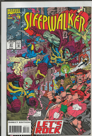 Sleepwalker #27 ORIGINAL Vintage 1993 Marvel Comics 