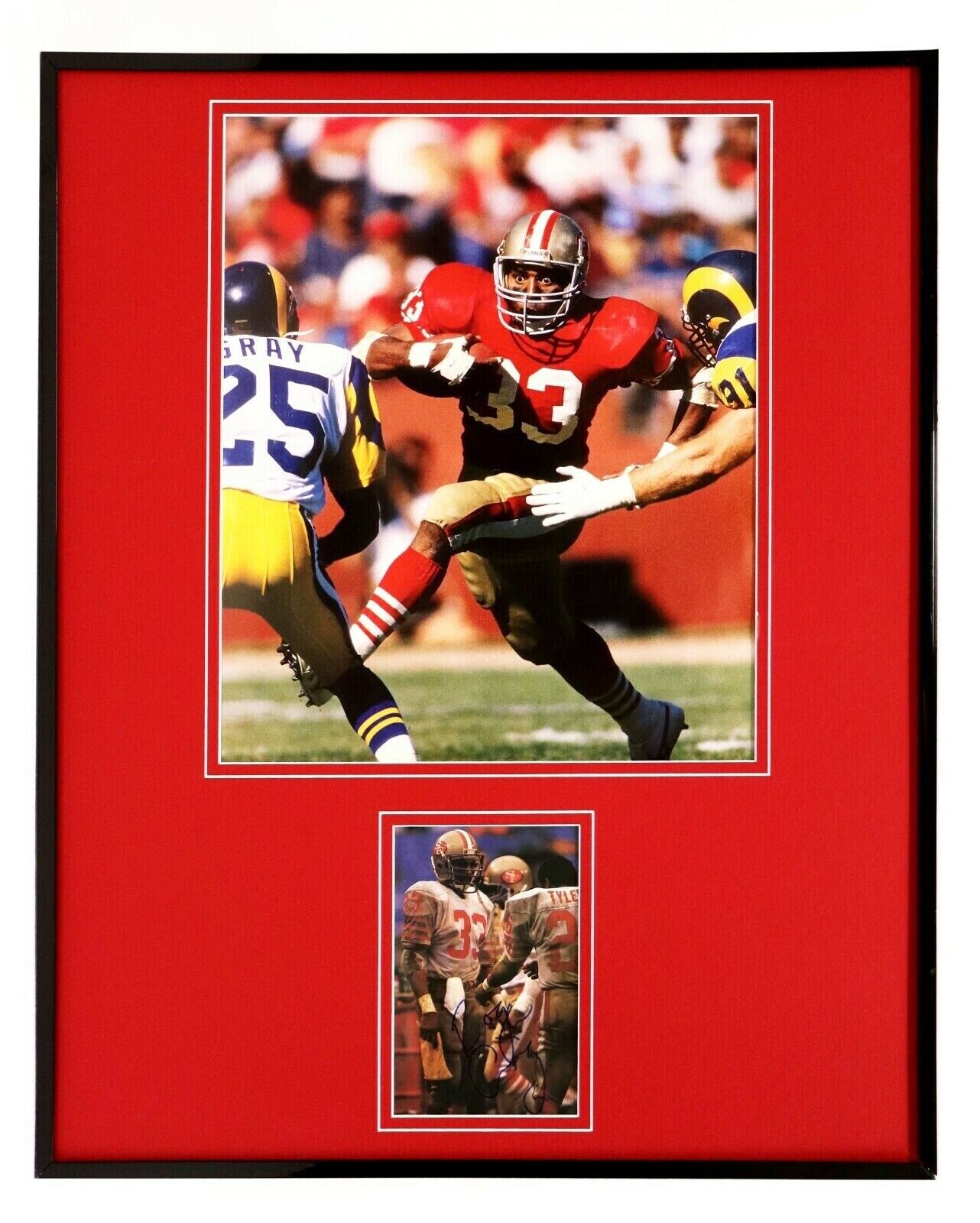 Roger Craig Signed Framed 16x20 Photo Display JSA 49ers