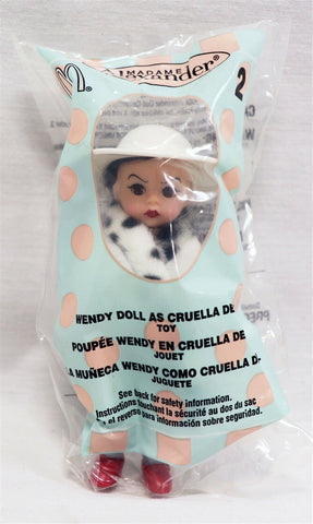 VINTAGE SEALED 2004 McDonald's Madame Alexander Wendy as Cruella