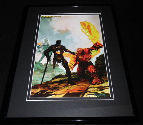 Black Panther 2007 Marvel Zombies Framed 11x14 Poster