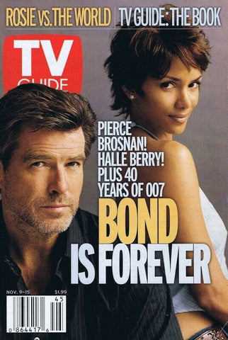 ORIGINAL Vintage Nov 9 2002 TV Guide No Label Pierce Brosnan Halle Berry