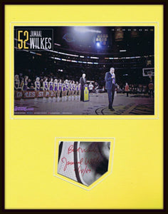 Jamaal Wilkes Signed Framed 11x14 Photo Display JSA LA Lakers