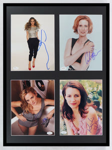 Sex and the City Cast Signed Framed 18x24 Photo Display JSA