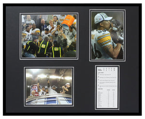 2006 Pittsburgh Steelers Super Bowl XL Framed 16x20 Photo & Boxscore Display