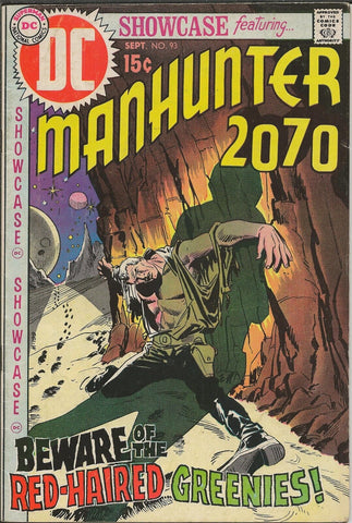 Showcase #93 ORIGINAL Vintage 1970 DC Comics Manhunter 2070