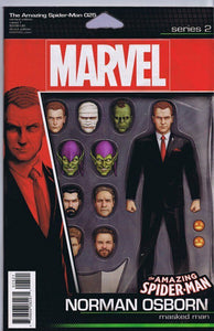 Amazing Spider-Man V4 #25 2017 Marvel Osborn Christopher Action Figure Cover 