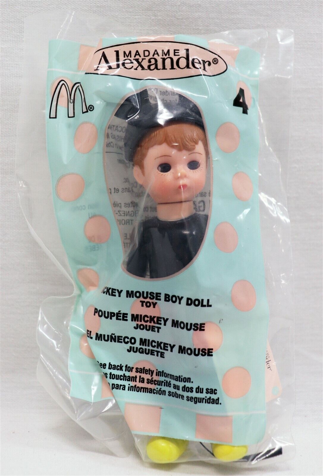 VINTAGE SEALED 2005 McDonald's Madame Alexander Mickey Mouse Boy Doll