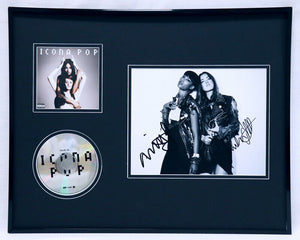 Icona Pop Signed Framed 16x20 Photo & CD Display Caroline Hjelt Aino Jawo