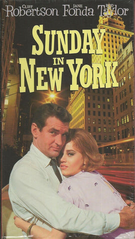 Sunday in New York VINTAGE VHS Cassette Cliff Robertson Jane Fonda