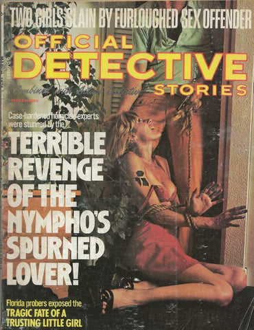 ORIGINAL Vintage Official Detective Stories Magazine Vol 46 #3 March 1976 GGA