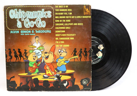 VINTAGE 1965 Chipmunks A Go Go LP Vinyl Record Album LRP3424 Alvin Simon Theo