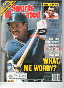 Mar 6 1989 Sports Illustrated Magazine Wade Boggs Red Sox