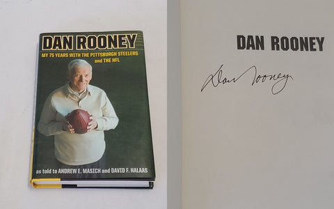 Dan Rooney Signed 2007 Hardcover Book My 75 Years With the Pittsburgh Steelers