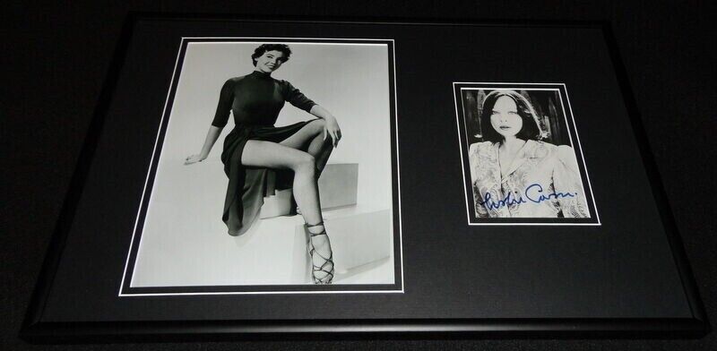 Leslie Caron Signed Framed 12x18 Photo Set 