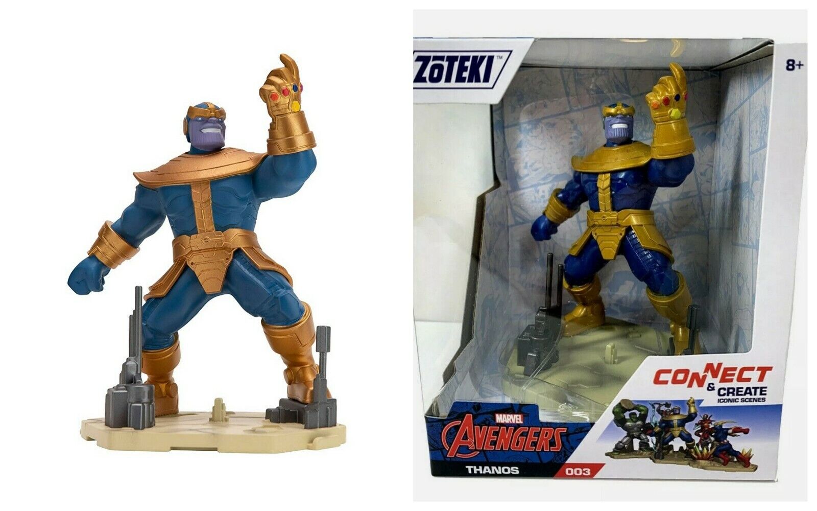 NEW SEALED 2020 Jazwares Zoteki Marvel Create Thanos Diorama Action Figure