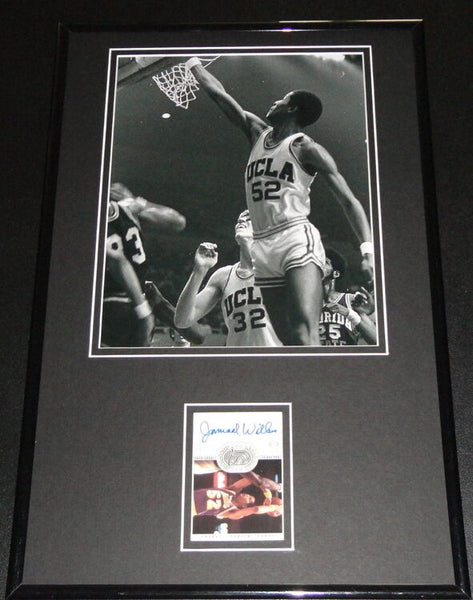 Jamaal Wilkes Signed Framed 11x17 Photo Display UDA Lakers