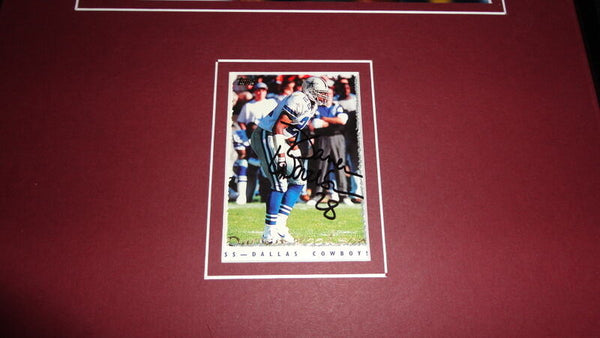 Darren Woodson Signed Framed 11x17 Photo Display Arizona State Cowboys