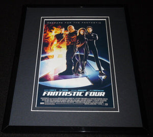 Fantastic Four Framed 8x10 Repro Poster Display Jessica Alba Michael Chiklis