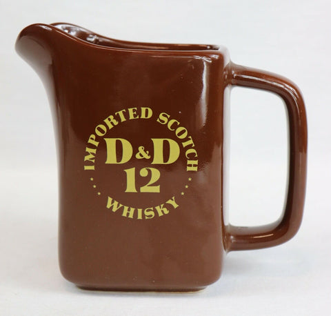 ORIGINAL Vintage D&D Scotch Whisky Ceramic Pitcher