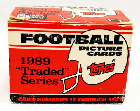 VINTAGE 1989 Topps Football Traded Factory Set 132 Cards Barry Sanders RC