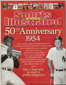 2004 Sports Illustrated Magazine 50th Anniversary Issue Mickey Mantle W Mays