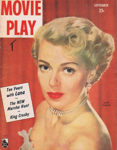 Lana Turner September 1948 Movie Play Magazine