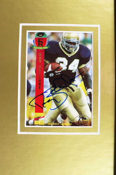 Ray Zellars Signed Framed 16x20 Photo Display Signature Rookies Notre Dame