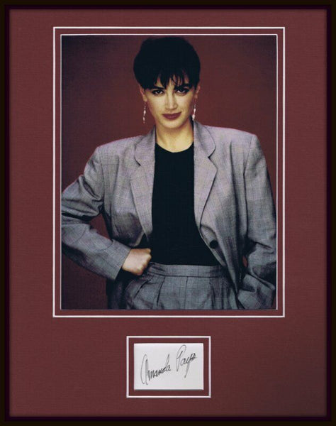 Amanda Pays Signed Framed 11x14 Photo Display The Flash