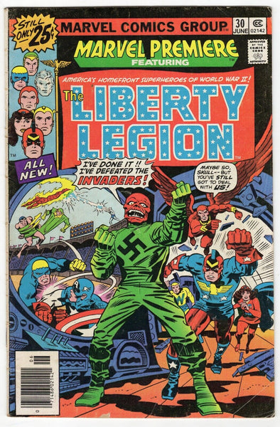 Marvel Premiere #30 VINTAGE 1976 Marvel Comics Liberty Legion