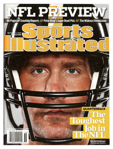 Sep 7 2009 Sports Illustrated Football Preview Ben Roethlisberger Steelers