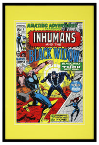 Amazing Adventures #8 Black Widow Framed 12x18 Official Repro Cover Display