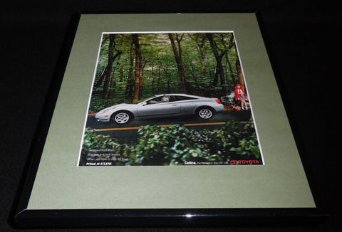 2001 Toyota Celica Framed 11x14 ORIGINAL Vintage Advertisement B