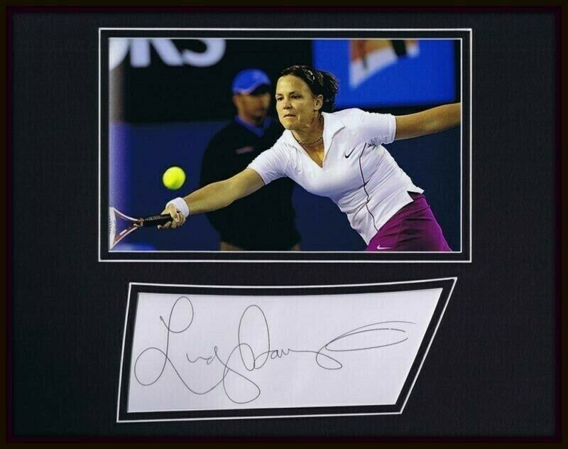 Lindsay Davenport Signed Framed 11x14 Photo Display JSA