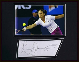 Lindsay Davenport Signed Framed 11x14 Photo Display JSA