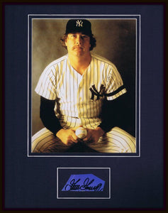 Rich Goose Gossage Signed Framed 11x14 Photo Display New York Yankees